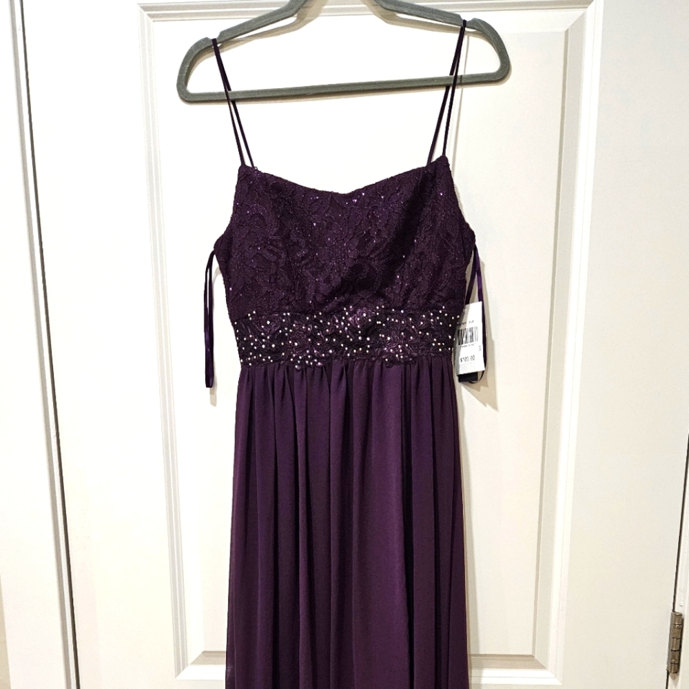 Boscov plum evening gown (NEW)